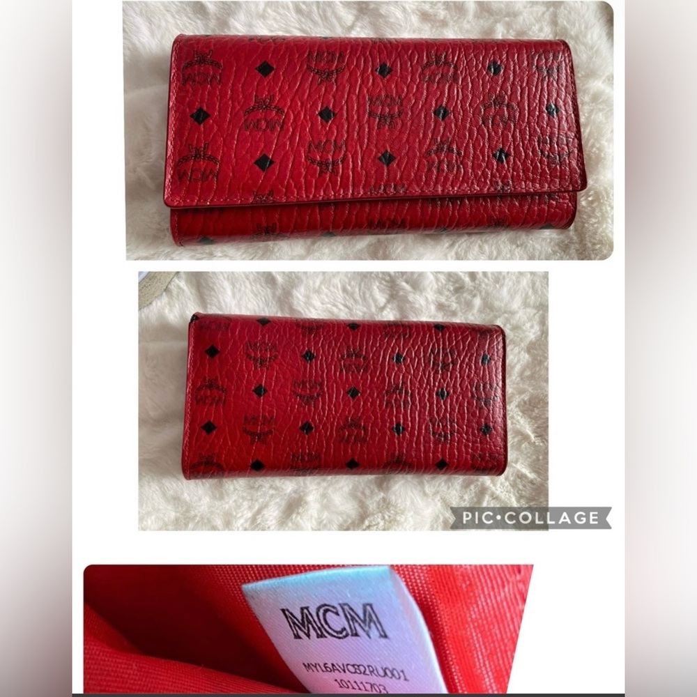 MCM long snap wallet